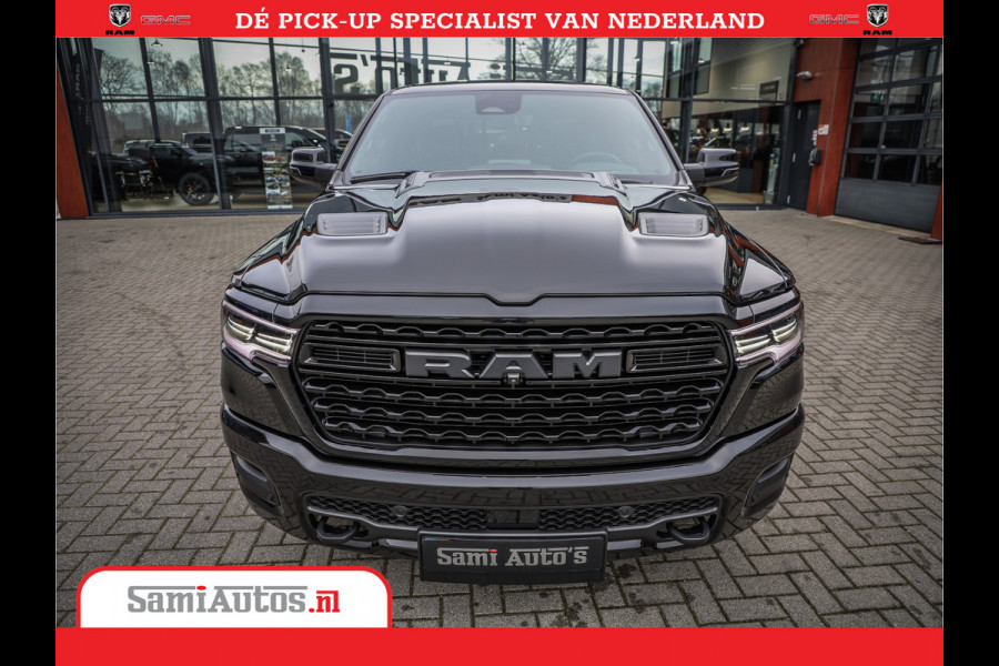 Dodge Ram 1500 LIMITED H.O | 540 PK | Z.G.A.N | DEZE RAM BESCHIKT OVER ALLE BESCHIKBARE OPTIES | Comfortabele Dubbele Cabine met Royale 5 Zitplaatsen | BPM vrij | Nu Leverbaar uit Voorraad | Voorraad Nr 2265 - V77JVF