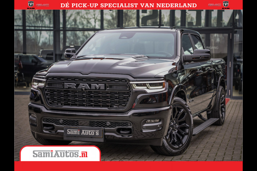 Dodge Ram 1500 LIMITED H.O | 540 PK | Z.G.A.N | DEZE RAM BESCHIKT OVER ALLE BESCHIKBARE OPTIES | Comfortabele Dubbele Cabine met Royale 5 Zitplaatsen | BPM vrij | Nu Leverbaar uit Voorraad | Voorraad Nr 2265 - V77JVF