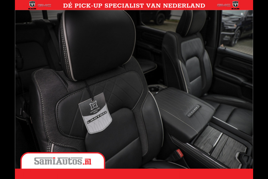 Dodge Ram 1500 LIMITED H.O | 540 PK | Z.G.A.N | DEZE RAM BESCHIKT OVER ALLE BESCHIKBARE OPTIES | Comfortabele Dubbele Cabine met Royale 5 Zitplaatsen | BPM vrij | Nu Leverbaar uit Voorraad | Voorraad Nr 2265 - V77JVF