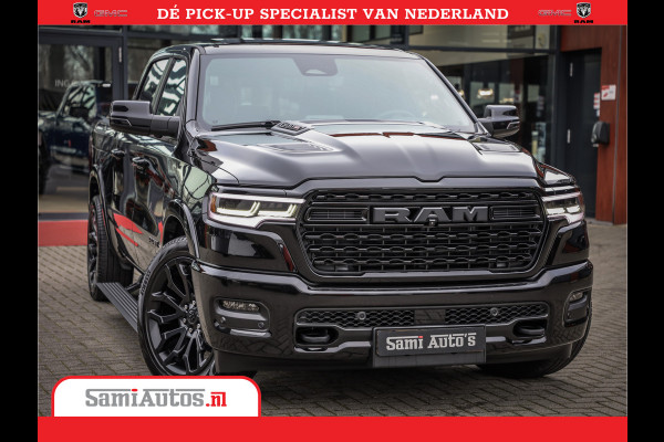 Dodge Ram 1500 LIMITED H.O | 540 PK | Z.G.A.N | DEZE RAM BESCHIKT OVER ALLE BESCHIKBARE OPTIES | Comfortabele Dubbele Cabine met Royale 5 Zitplaatsen | BPM vrij | Nu Leverbaar uit Voorraad | Voorraad Nr 2265 - V77JVF