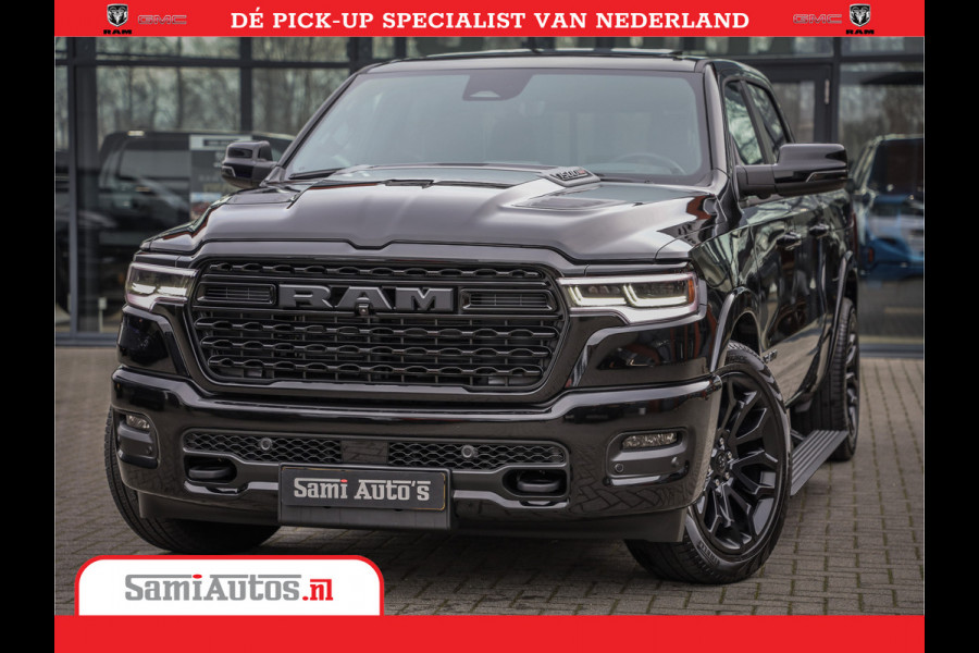 Dodge Ram 1500 LIMITED H.O | 540 PK | Z.G.A.N | DEZE RAM BESCHIKT OVER ALLE BESCHIKBARE OPTIES | Comfortabele Dubbele Cabine met Royale 5 Zitplaatsen | BPM vrij | Nu Leverbaar uit Voorraad | Voorraad Nr 2265 - V77JVF
