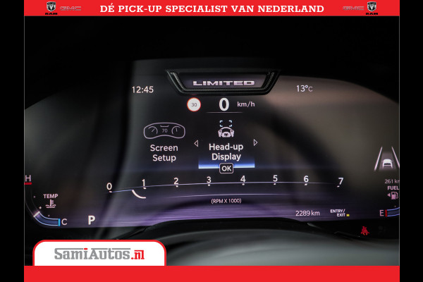 Dodge Ram 1500 LIMITED H.O | 540 PK | Z.G.A.N | DEZE RAM BESCHIKT OVER ALLE BESCHIKBARE OPTIES | Comfortabele Dubbele Cabine met Royale 5 Zitplaatsen | BPM vrij | Nu Leverbaar uit Voorraad | Voorraad Nr 2265 - V77JVF