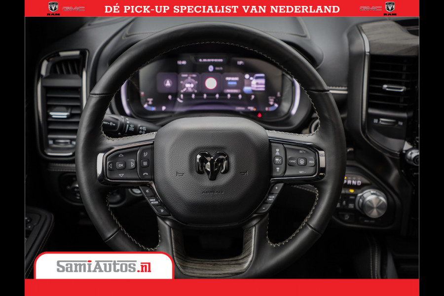 Dodge Ram 1500 LIMITED H.O | 540 PK | Z.G.A.N | DEZE RAM BESCHIKT OVER ALLE BESCHIKBARE OPTIES | Comfortabele Dubbele Cabine met Royale 5 Zitplaatsen | BPM vrij | Nu Leverbaar uit Voorraad | Voorraad Nr 2265 - V77JVF
