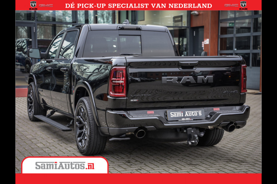Dodge Ram 1500 LIMITED H.O | 540 PK | Z.G.A.N | DEZE RAM BESCHIKT OVER ALLE BESCHIKBARE OPTIES | Comfortabele Dubbele Cabine met Royale 5 Zitplaatsen | BPM vrij | Nu Leverbaar uit Voorraad | Voorraad Nr 2265 - V77JVF
