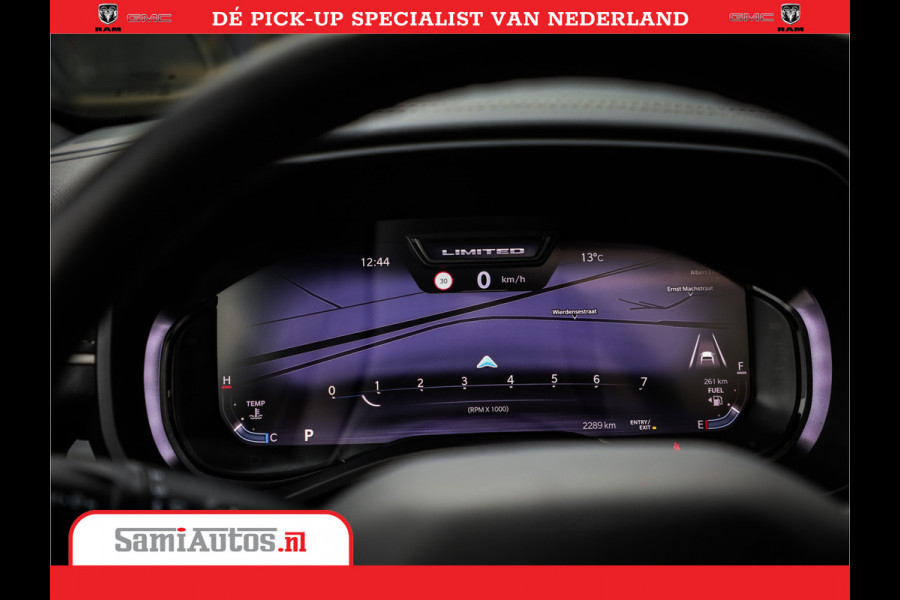 Dodge Ram 1500 LIMITED H.O | 540 PK | Z.G.A.N | DEZE RAM BESCHIKT OVER ALLE BESCHIKBARE OPTIES | Comfortabele Dubbele Cabine met Royale 5 Zitplaatsen | BPM vrij | Nu Leverbaar uit Voorraad | Voorraad Nr 2265 - V77JVF