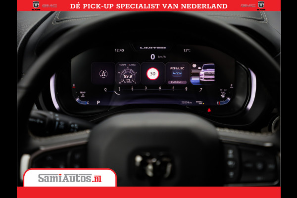 Dodge Ram 1500 LIMITED H.O | 540 PK | Z.G.A.N | DEZE RAM BESCHIKT OVER ALLE BESCHIKBARE OPTIES | Comfortabele Dubbele Cabine met Royale 5 Zitplaatsen | BPM vrij | Nu Leverbaar uit Voorraad | Voorraad Nr 2265 - V77JVF