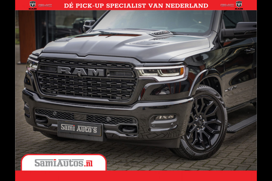 Dodge Ram 1500 LIMITED H.O | 540 PK | Z.G.A.N | DEZE RAM BESCHIKT OVER ALLE BESCHIKBARE OPTIES | Comfortabele Dubbele Cabine met Royale 5 Zitplaatsen | BPM vrij | Nu Leverbaar uit Voorraad | Voorraad Nr 2265 - V77JVF