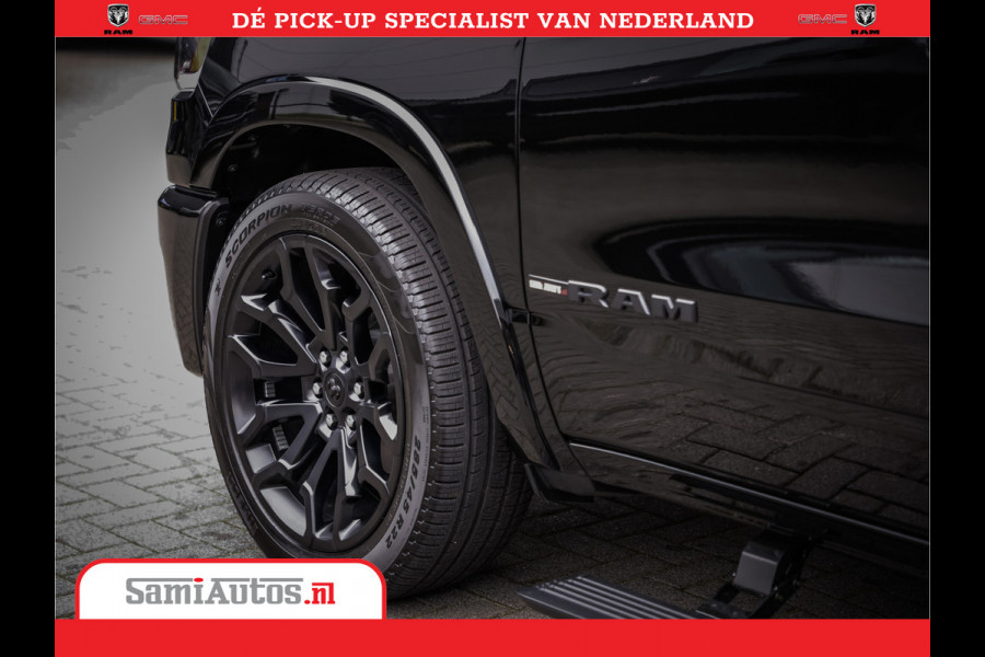 Dodge Ram 1500 LIMITED H.O | 540 PK | Z.G.A.N | DEZE RAM BESCHIKT OVER ALLE BESCHIKBARE OPTIES | Comfortabele Dubbele Cabine met Royale 5 Zitplaatsen | BPM vrij | Nu Leverbaar uit Voorraad | Voorraad Nr 2265 - V77JVF