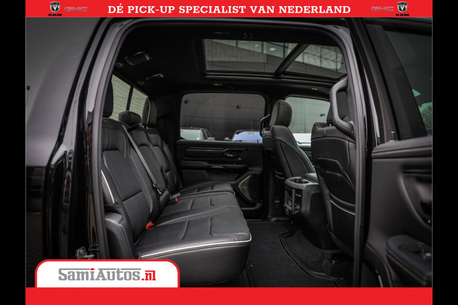 Dodge Ram 1500 LIMITED H.O | 540 PK | Z.G.A.N | DEZE RAM BESCHIKT OVER ALLE BESCHIKBARE OPTIES | Comfortabele Dubbele Cabine met Royale 5 Zitplaatsen | BPM vrij | Nu Leverbaar uit Voorraad | Voorraad Nr 2265 - V77JVF