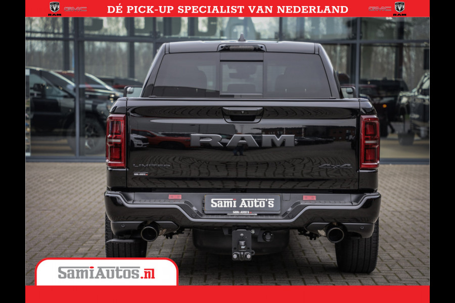 Dodge Ram 1500 LIMITED H.O | 540 PK | Z.G.A.N | DEZE RAM BESCHIKT OVER ALLE BESCHIKBARE OPTIES | Comfortabele Dubbele Cabine met Royale 5 Zitplaatsen | BPM vrij | Nu Leverbaar uit Voorraad | Voorraad Nr 2265 - V77JVF