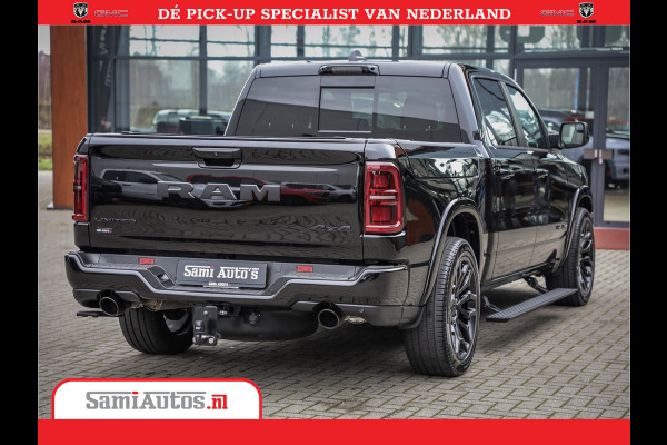 Dodge Ram 1500 LIMITED H.O | 540 PK | Z.G.A.N | DEZE RAM BESCHIKT OVER ALLE BESCHIKBARE OPTIES | Comfortabele Dubbele Cabine met Royale 5 Zitplaatsen | BPM vrij | Nu Leverbaar uit Voorraad | Voorraad Nr 2265 - V77JVF
