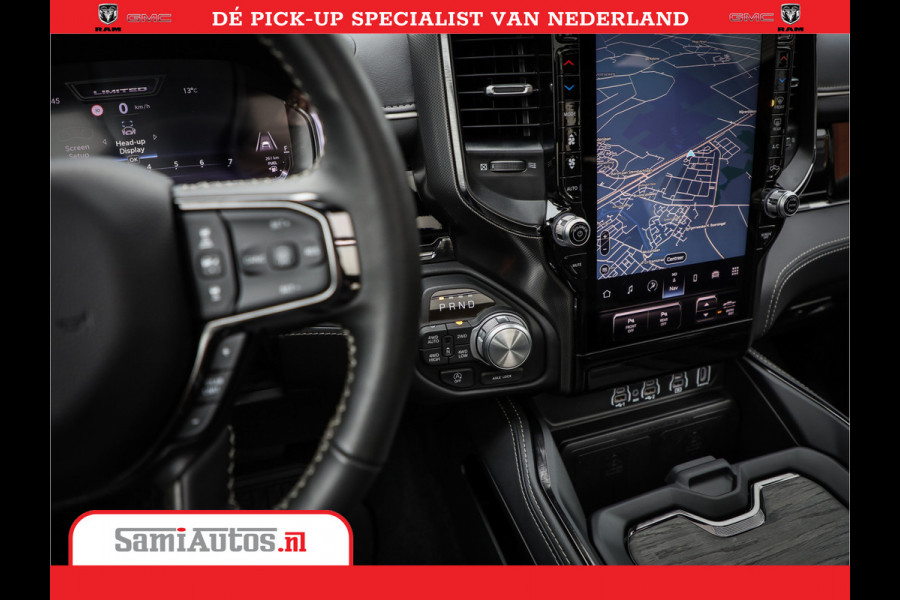 Dodge Ram 1500 LIMITED H.O | 540 PK | Z.G.A.N | DEZE RAM BESCHIKT OVER ALLE BESCHIKBARE OPTIES | Comfortabele Dubbele Cabine met Royale 5 Zitplaatsen | BPM vrij | Nu Leverbaar uit Voorraad | Voorraad Nr 2265 - V77JVF