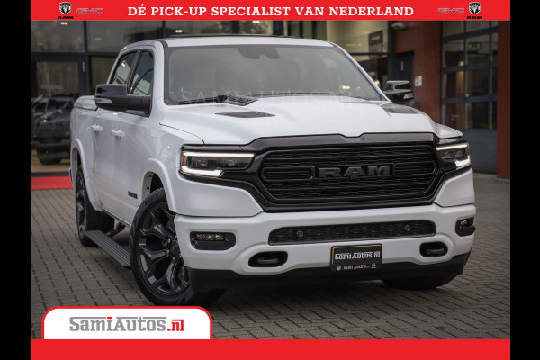 Dodge Ram Limited Night | 5.7 V8 Hemi Full Option | Comfortabele Dubbele Cabine met Royale 5 Zitplaatsen | De Meest Luxe en Volle Pick-Up in zijn Klasse | BPM vrij | Nu Leverbaar uit Voorraad | Voorraad Nr v45lpr
