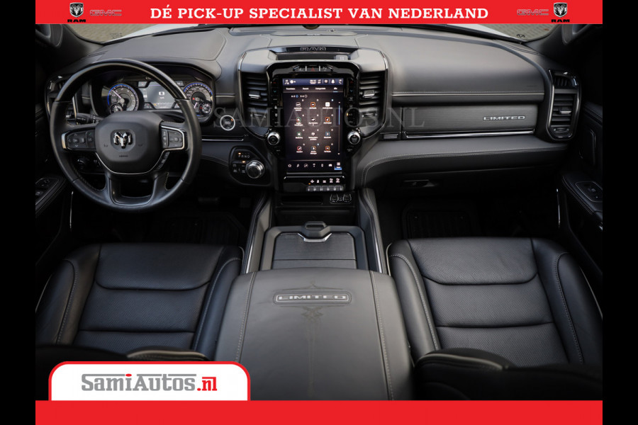 Dodge Ram Limited Night | 5.7 V8 Hemi Full Option | Comfortabele Dubbele Cabine met Royale 5 Zitplaatsen | De Meest Luxe en Volle Pick-Up in zijn Klasse | BPM vrij | Nu Leverbaar uit Voorraad | Voorraad Nr v45lpr
