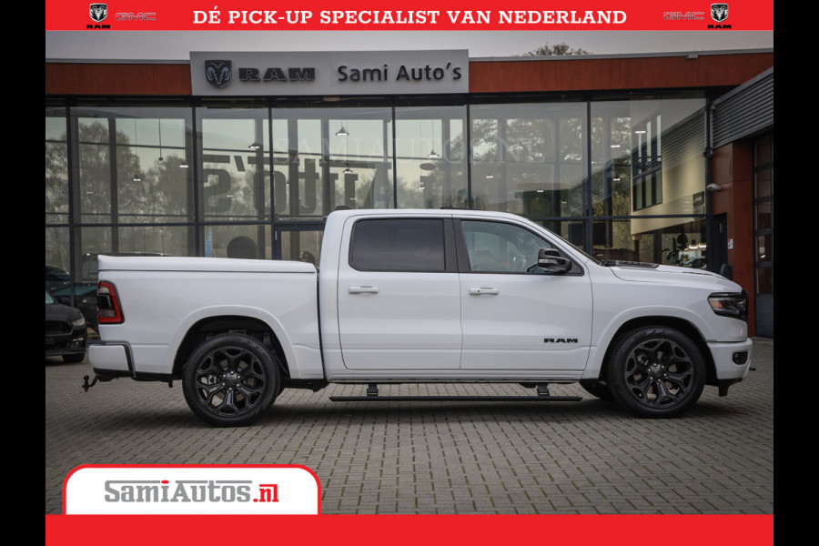 Dodge Ram Limited Night | 5.7 V8 Hemi Full Option | Comfortabele Dubbele Cabine met Royale 5 Zitplaatsen | De Meest Luxe en Volle Pick-Up in zijn Klasse | BPM vrij | Nu Leverbaar uit Voorraad | Voorraad Nr v45lpr