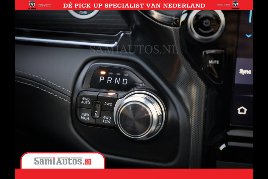 Dodge Ram Limited Night | 5.7 V8 Hemi Full Option | Comfortabele Dubbele Cabine met Royale 5 Zitplaatsen | De Meest Luxe en Volle Pick-Up in zijn Klasse | BPM vrij | Nu Leverbaar uit Voorraad | Voorraad Nr v45lpr