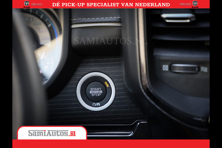 Dodge Ram Limited Night | 5.7 V8 Hemi Full Option | Comfortabele Dubbele Cabine met Royale 5 Zitplaatsen | De Meest Luxe en Volle Pick-Up in zijn Klasse | BPM vrij | Nu Leverbaar uit Voorraad | Voorraad Nr v45lpr