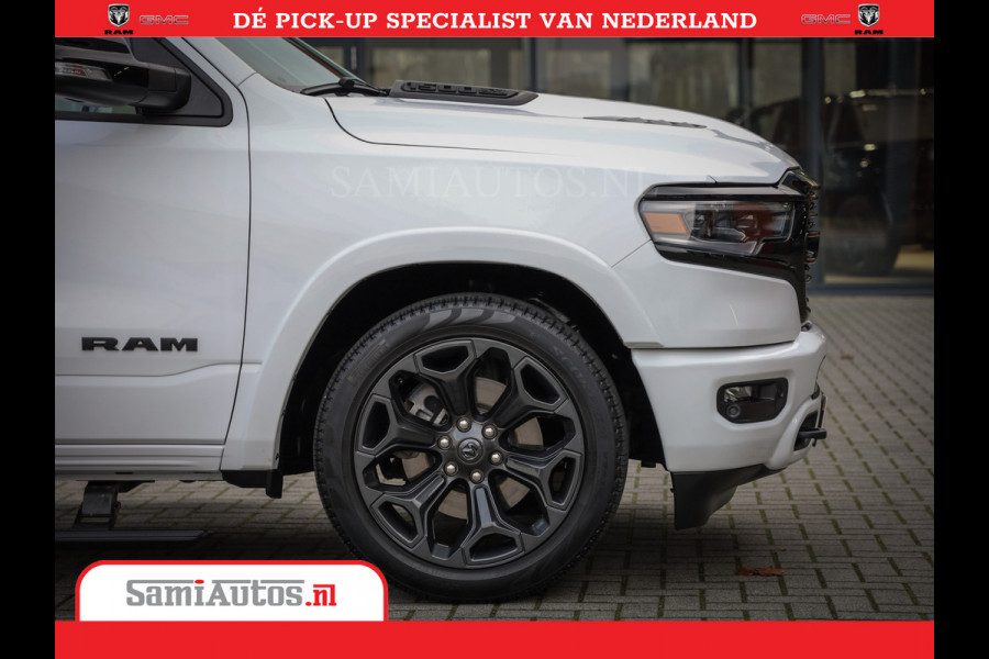 Dodge Ram Limited Night | 5.7 V8 Hemi Full Option | Comfortabele Dubbele Cabine met Royale 5 Zitplaatsen | De Meest Luxe en Volle Pick-Up in zijn Klasse | BPM vrij | Nu Leverbaar uit Voorraad | Voorraad Nr v45lpr