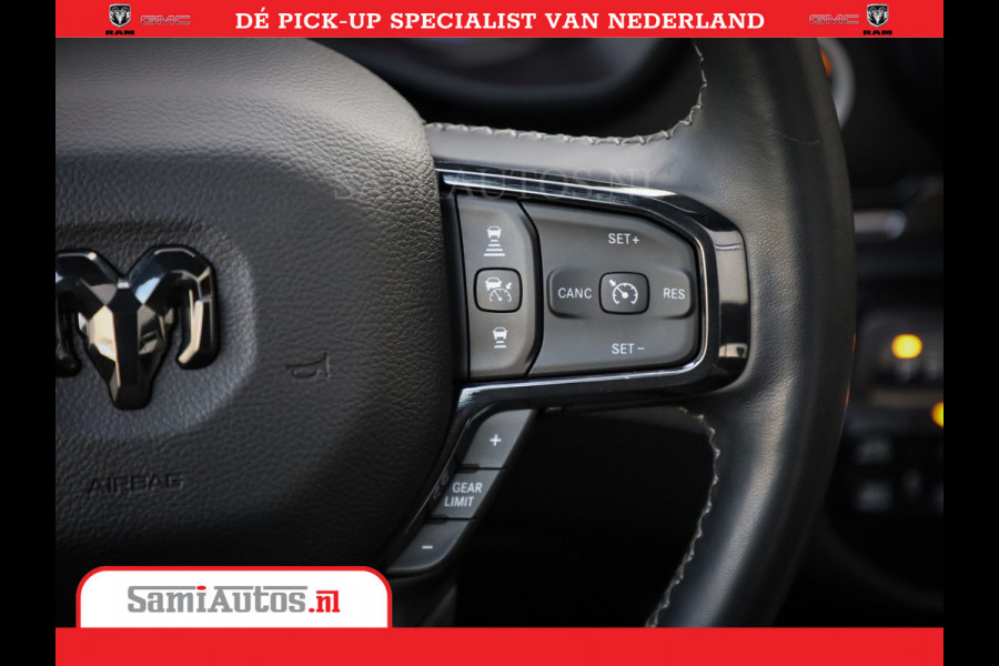 Dodge Ram Limited Night | 5.7 V8 Hemi Full Option | Comfortabele Dubbele Cabine met Royale 5 Zitplaatsen | De Meest Luxe en Volle Pick-Up in zijn Klasse | BPM vrij | Nu Leverbaar uit Voorraad | Voorraad Nr v45lpr