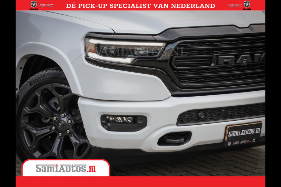 Dodge Ram Limited Night | 5.7 V8 Hemi Full Option | Comfortabele Dubbele Cabine met Royale 5 Zitplaatsen | De Meest Luxe en Volle Pick-Up in zijn Klasse | BPM vrij | Nu Leverbaar uit Voorraad | Voorraad Nr v45lpr