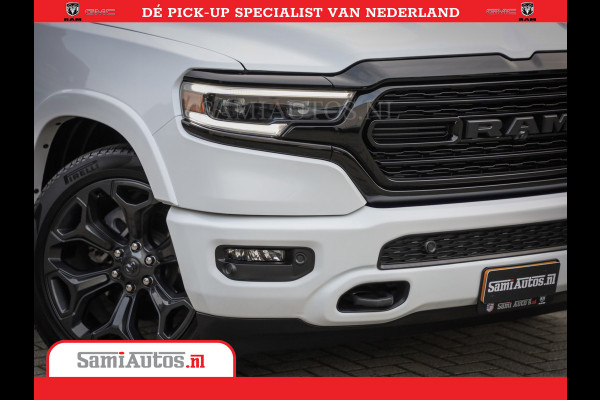 Dodge Ram Limited Night | 5.7 V8 Hemi Full Option | Comfortabele Dubbele Cabine met Royale 5 Zitplaatsen | De Meest Luxe en Volle Pick-Up in zijn Klasse | BPM vrij | Nu Leverbaar uit Voorraad | Voorraad Nr v45lpr