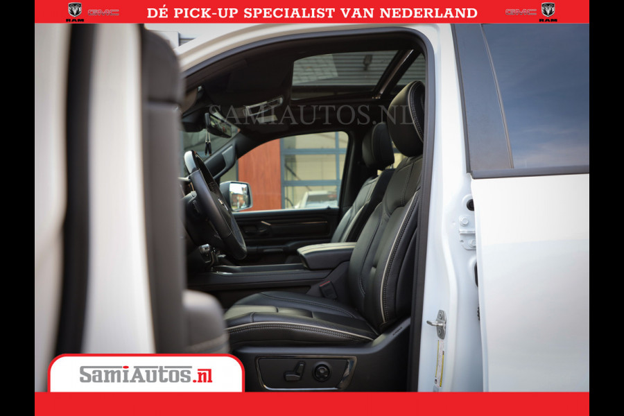 Dodge Ram Limited Night | 5.7 V8 Hemi Full Option | Comfortabele Dubbele Cabine met Royale 5 Zitplaatsen | De Meest Luxe en Volle Pick-Up in zijn Klasse | BPM vrij | Nu Leverbaar uit Voorraad | Voorraad Nr v45lpr