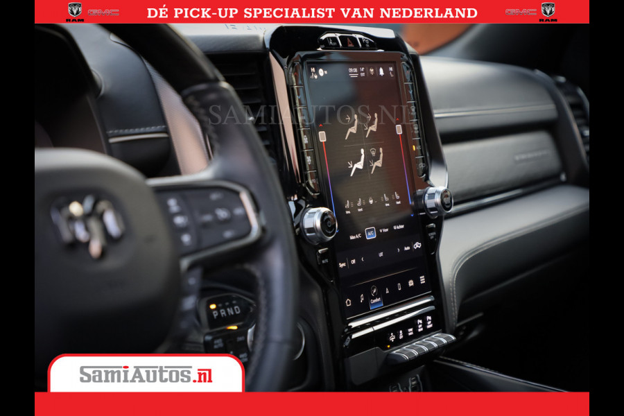 Dodge Ram Limited Night | 5.7 V8 Hemi Full Option | Comfortabele Dubbele Cabine met Royale 5 Zitplaatsen | De Meest Luxe en Volle Pick-Up in zijn Klasse | BPM vrij | Nu Leverbaar uit Voorraad | Voorraad Nr v45lpr