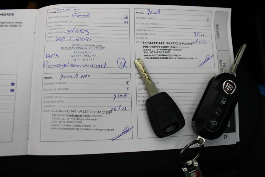 Fiat 500C 0.9 TwinAir Turbo Sport |Navi|Stoelverwarming|