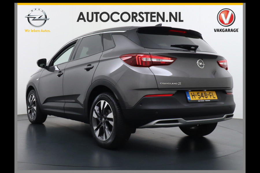 Opel Grandland X T131PK AUT-8 Navi Apple Carplay Android Ecc Elek.Achterklep AGR-Stoelen Stuur/Stoelverwarming Cruise Control Pdc Keyless Led Bus Regen/Lichtsensor Dodehoeksensor Rijstrooksensor Verkeersbordlezer Winterpakket DAB+ Lmv 18" 1.2 Turbo 1e Eigenaar € 35.000 nieuw Origineel Nederlandse auto