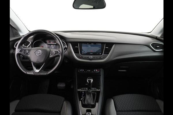 Opel Grandland X T131PK AUT-8 Navi Apple Carplay Android Ecc Elek.Achterklep AGR-Stoelen Stuur/Stoelverwarming Cruise Control Pdc Keyless Led Bus Regen/Lichtsensor Dodehoeksensor Rijstrooksensor Verkeersbordlezer Winterpakket DAB+ Lmv 18" 1.2 Turbo 1e Eigenaar € 35.000 nieuw Origineel Nederlandse auto