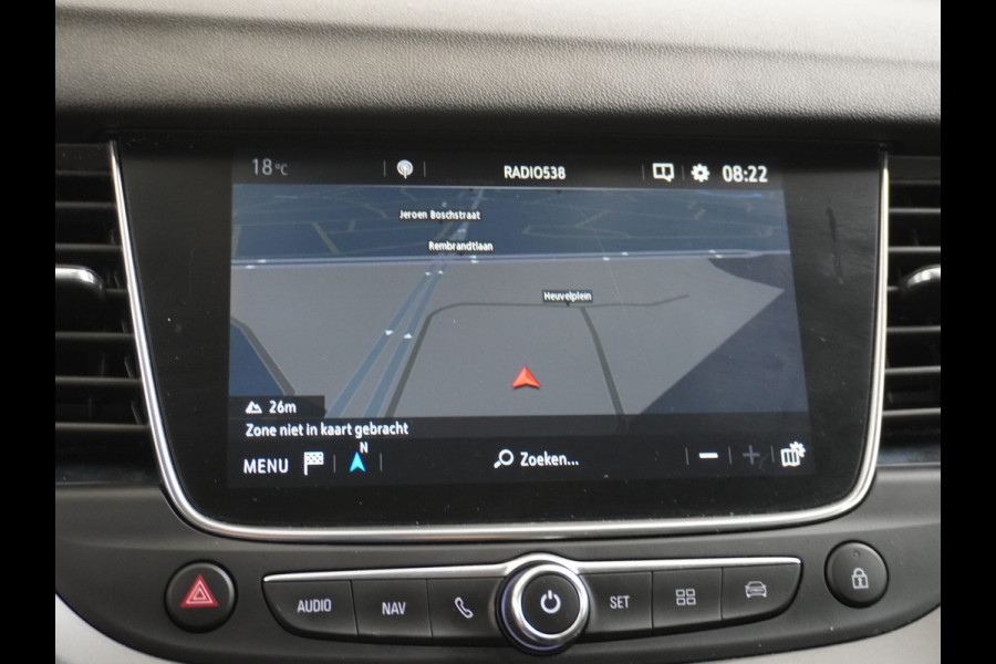 Opel Grandland X T131PK AUT-8 Navi Apple Carplay Android Ecc Elek.Achterklep AGR-Stoelen Stuur/Stoelverwarming Cruise Control Pdc Keyless Led Bus Regen/Lichtsensor Dodehoeksensor Rijstrooksensor Verkeersbordlezer Winterpakket DAB+ Lmv 18" 1.2 Turbo 1e Eigenaar € 35.000 nieuw Origineel Nederlandse auto