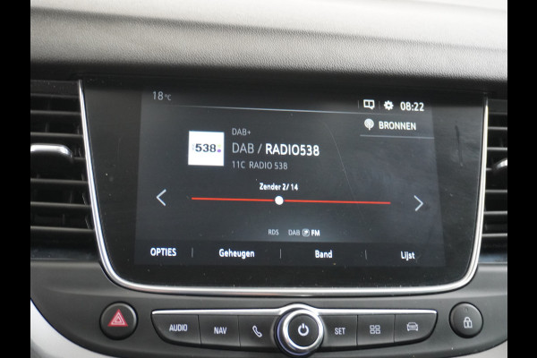 Opel Grandland X T131PK AUT-8 Navi Apple Carplay Android Ecc Elek.Achterklep AGR-Stoelen Stuur/Stoelverwarming Cruise Control Pdc Keyless Led Bus Regen/Lichtsensor Dodehoeksensor Rijstrooksensor Verkeersbordlezer Winterpakket DAB+ Lmv 18" 1.2 Turbo 1e Eigenaar € 35.000 nieuw Origineel Nederlandse auto