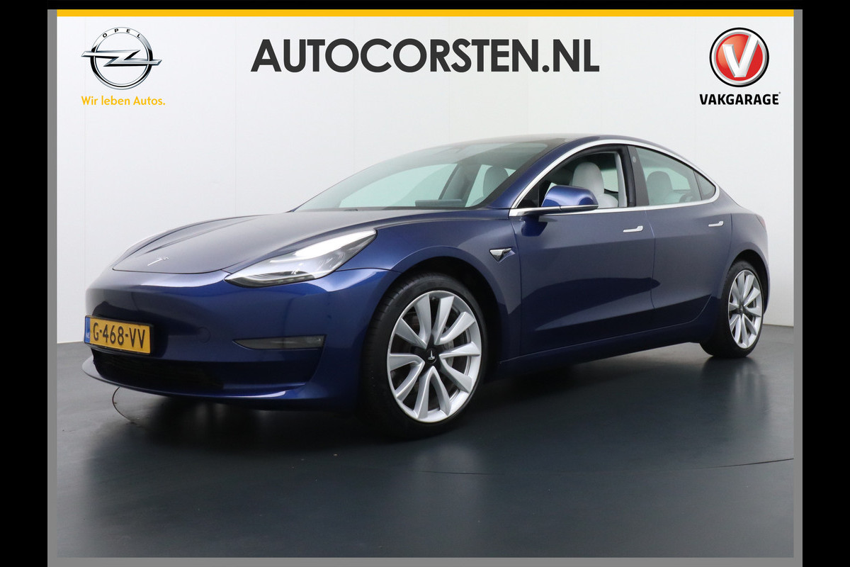 Tesla Model 3 Gerserveerd Long Range AWD 75kWh 463PK Lmv 19" Ivoor Interieur FSD-Full Self Driving Computer-3 Premium Audio 4wd AutoPilot Panoramadak Came Stoel en achterbank verwarming Electr.Stoelen+Memory+Easy-Entry WiFi Origineel Nederlandse auto Grootste accu Tot 16,5kwh thuis laden. Accu/Motor Garantie tot 29-12-2027 max 192.000km Tesla Model 3 Gerserveerd Long Range AWD 75kWh 463PK Lmv 19" Ivoor Interieur FSD-Full Self Driving Computer-3 Premium Audio 4wd AutoPilot Panoramadak Came Stoel en achterbank verwarming Electr.Stoelen+Memory+Easy-Entry WiFi Origineel Nederlandse auto Grootste accu Tot 16,5kwh thuis laden. Accu/Motor Garantie tot 29-12-2027 max 192.000km