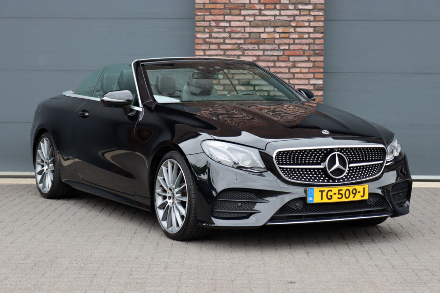 Mercedes-Benz E-Klasse Cabrio 200 AMG Line Premium Aut9 | Airscarf | Burmester | Memory | HUD | Surround Camera | Dodehoekassistent | Intelligent Light System | Cabrioletcomfortpakket |