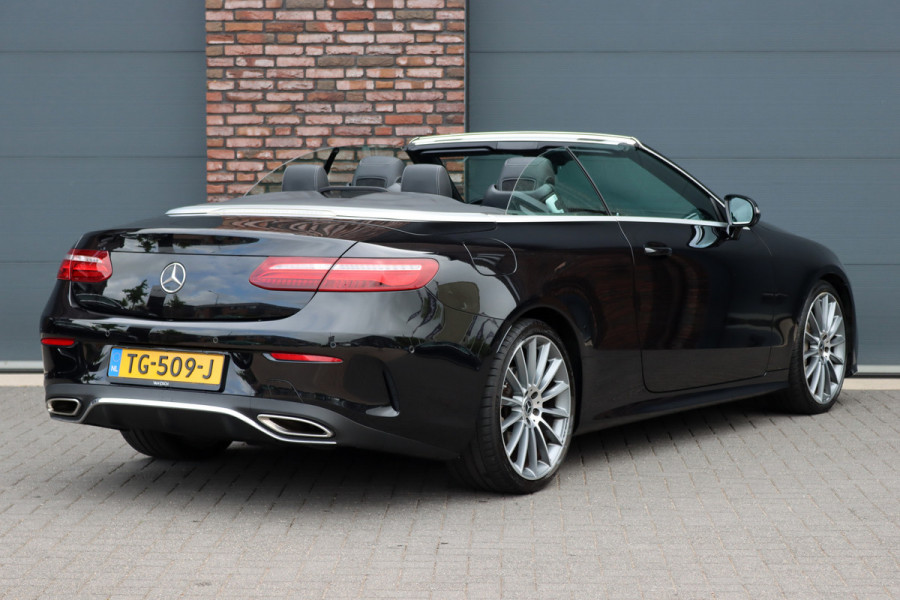 Mercedes-Benz E-Klasse Cabrio 200 AMG Line Premium Aut9 | Airscarf | Burmester | Memory | HUD | Surround Camera | Dodehoekassistent | Intelligent Light System | Cabrioletcomfortpakket |