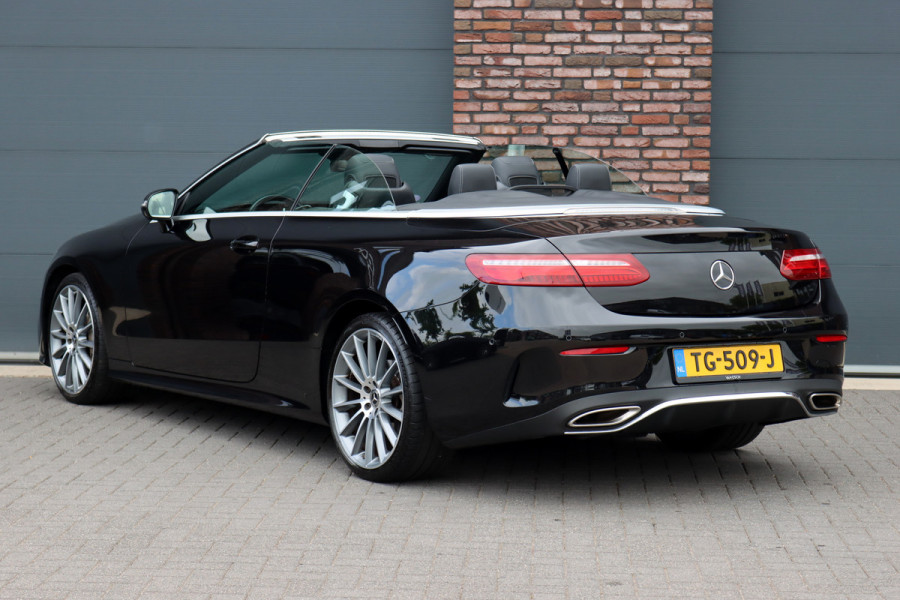 Mercedes-Benz E-Klasse Cabrio 200 AMG Line Premium Aut9 | Airscarf | Burmester | Memory | HUD | Surround Camera | Dodehoekassistent | Intelligent Light System | Cabrioletcomfortpakket |