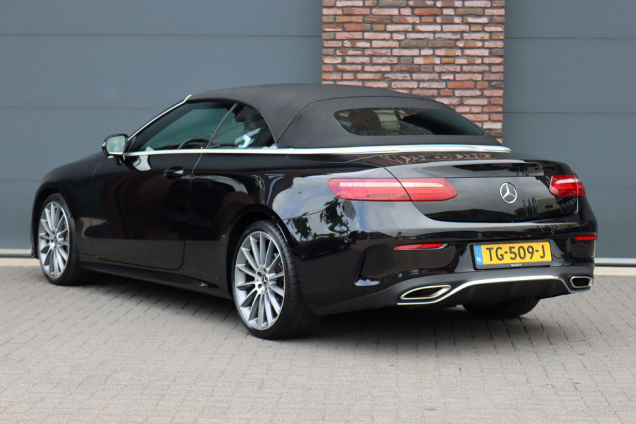Mercedes-Benz E-Klasse Cabrio 200 AMG Line Premium Aut9 | Airscarf | Burmester | Memory | HUD | Surround Camera | Dodehoekassistent | Intelligent Light System | Cabrioletcomfortpakket |