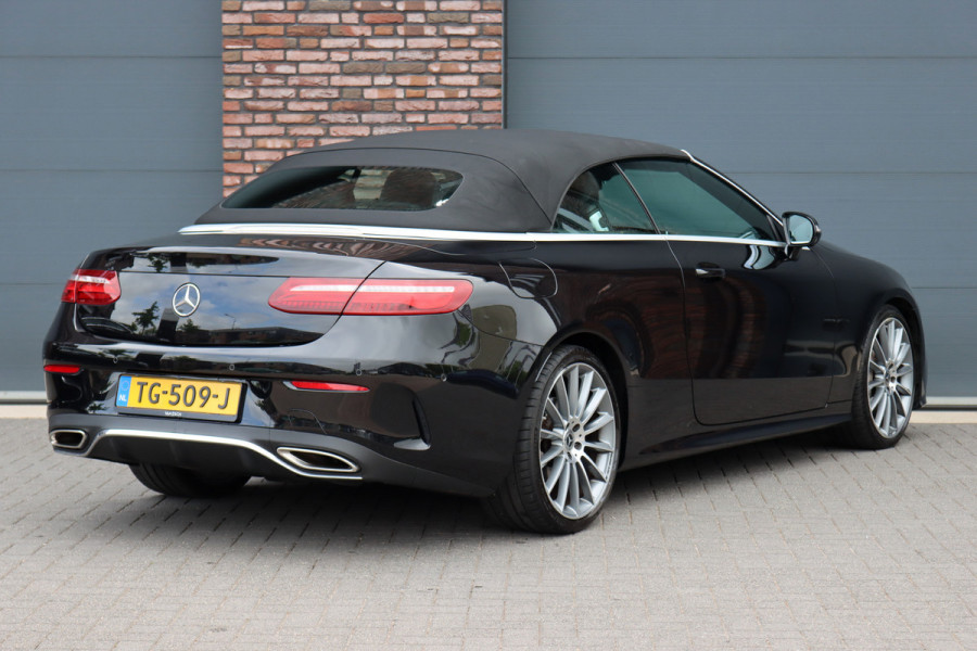 Mercedes-Benz E-Klasse Cabrio 200 AMG Line Premium Aut9 | Airscarf | Burmester | Memory | HUD | Surround Camera | Dodehoekassistent | Intelligent Light System | Cabrioletcomfortpakket |
