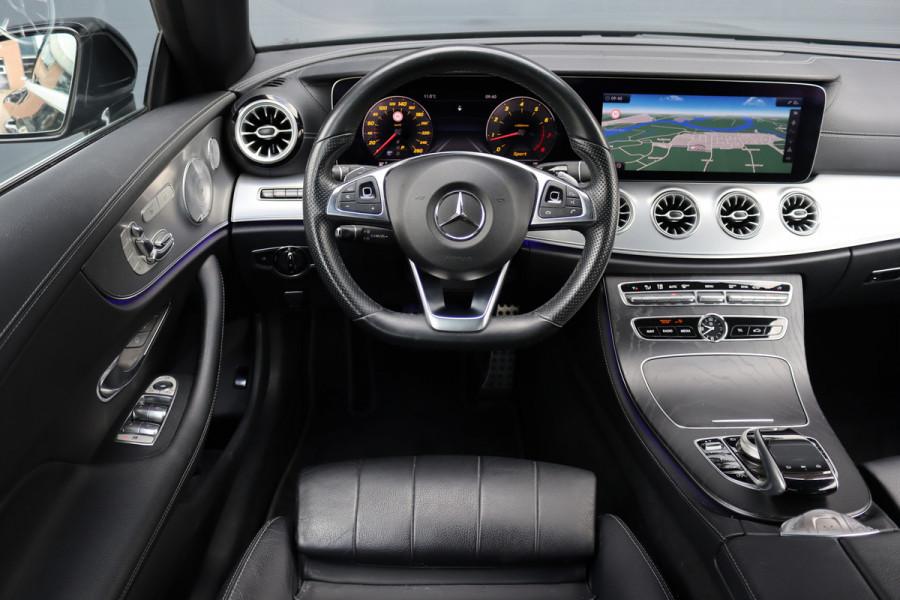 Mercedes-Benz E-Klasse Cabrio 200 AMG Line Premium Aut9 | Airscarf | Burmester | Memory | HUD | Surround Camera | Dodehoekassistent | Intelligent Light System | Cabrioletcomfortpakket |