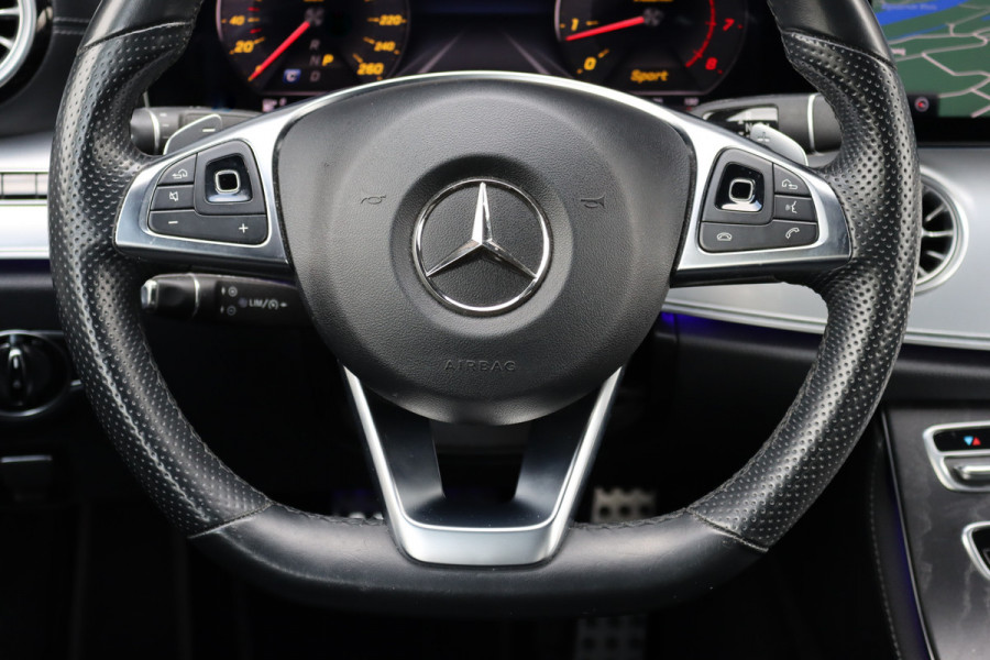 Mercedes-Benz E-Klasse Cabrio 200 AMG Line Premium Aut9 | Airscarf | Burmester | Memory | HUD | Surround Camera | Dodehoekassistent | Intelligent Light System | Cabrioletcomfortpakket |