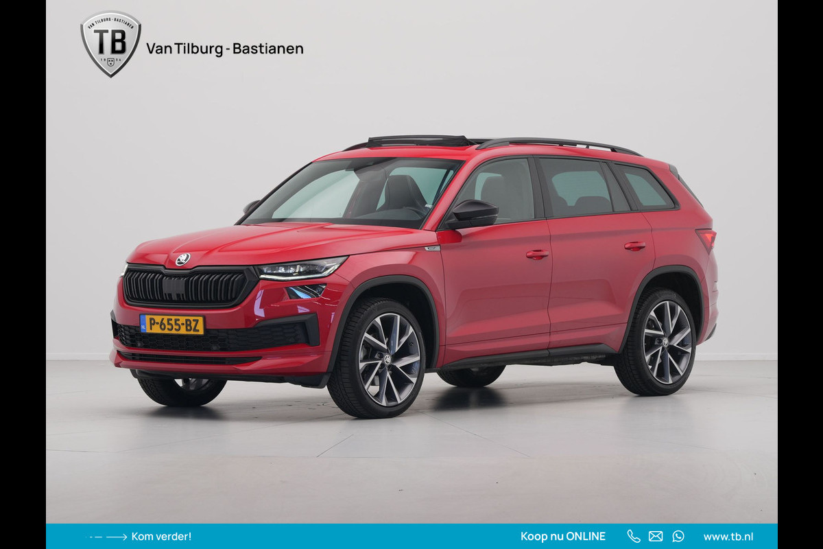 Škoda Kodiaq 1.5 TSI 150pk DSG Sportline Business Panorama Navigatie Wegkl. trekhaak Camera Škoda Kodiaq 1.5 TSI 150pk DSG Sportline Business Panorama Navigatie Wegkl. trekhaak Camera