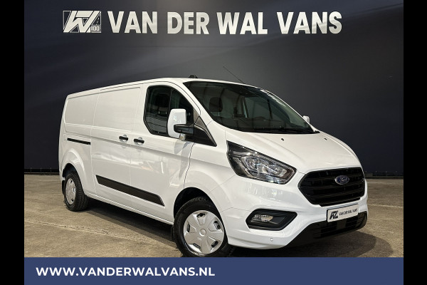 Ford Transit Custom 2.0 TDCI L2H1 Euro6 Airco | Camera | Navigatie | Android Auto | Cruisecontrol | LED Stoelverwarming, Verwarmde voorruit, Parkeersensoren, 2800kg trekvermogen, Bijrijdersbank