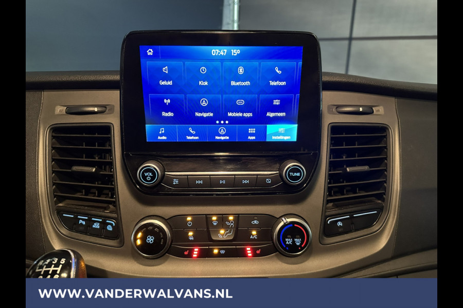 Ford Transit Custom 2.0 TDCI L2H1 Euro6 Airco | Camera | Navigatie | Android Auto | Cruisecontrol | LED Stoelverwarming, Verwarmde voorruit, Parkeersensoren, 2800kg trekvermogen, Bijrijdersbank