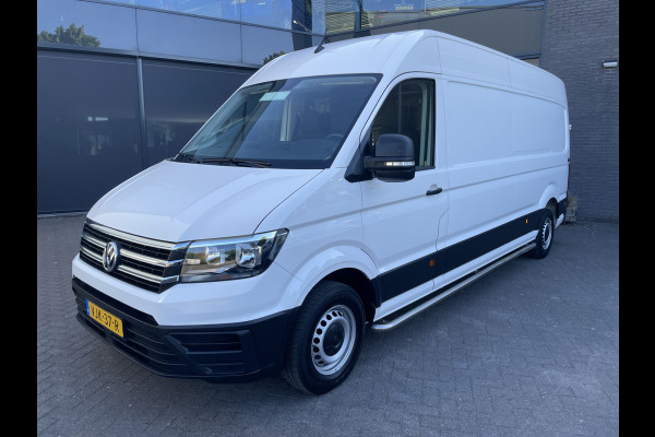 Volkswagen Crafter 35 2.0 TDI L4H3 Highline Airco - parkeersensoren achter - cruise control - zijschuifdeur rechts - tussenschot volledig - Ideaal voor camper
