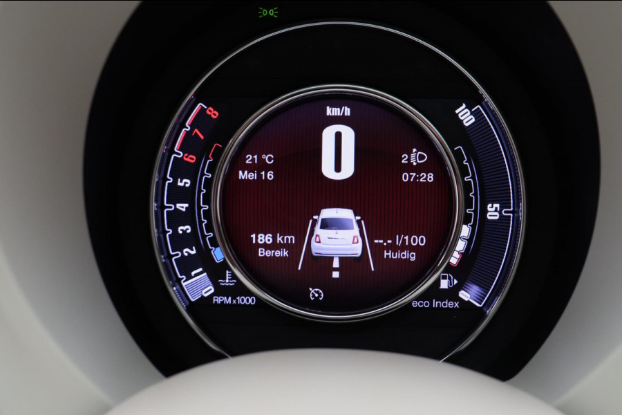 Fiat 500 1.2 Popstar Pano/dak Climate/Control