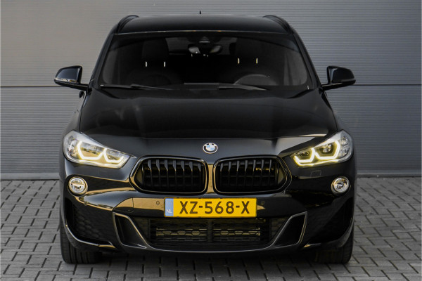 BMW X2 sDrive20i M-Sport Shadow Leder Camera Trekhaak Stuurverwarming 19"
