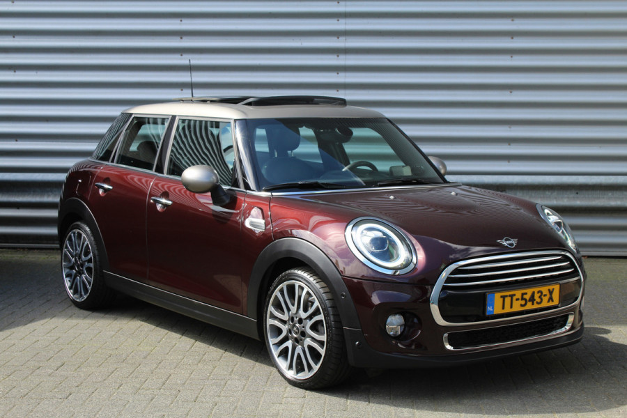 MINI Cooper 1.5 136pk Chili AUTOMAAT 59.355km NL-Auto NAP Panoramadak Clima Cruise Navi HUD Harman&Kardon LMV