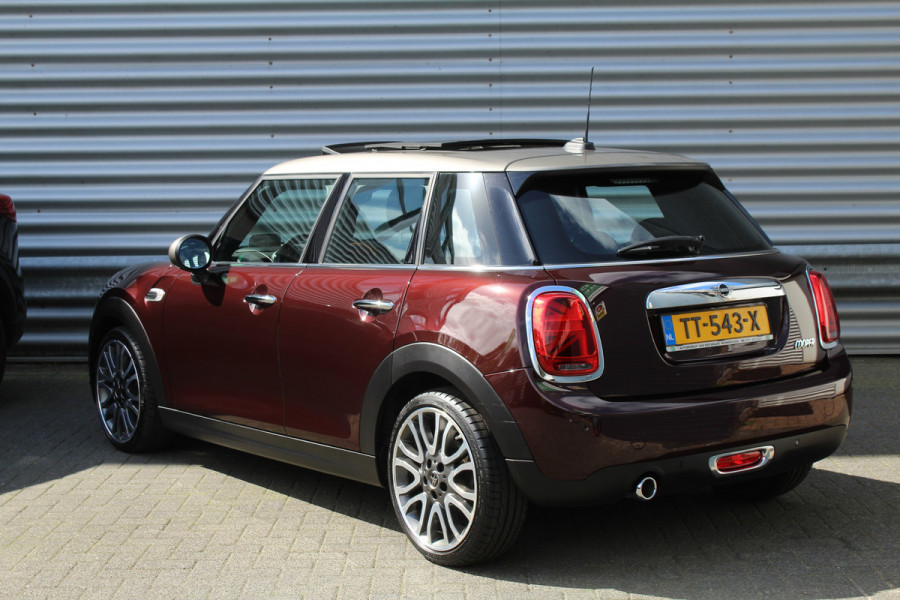 MINI Cooper 1.5 136pk Chili AUTOMAAT 59.355km NL-Auto NAP Panoramadak Clima Cruise Navi HUD Harman&Kardon LMV