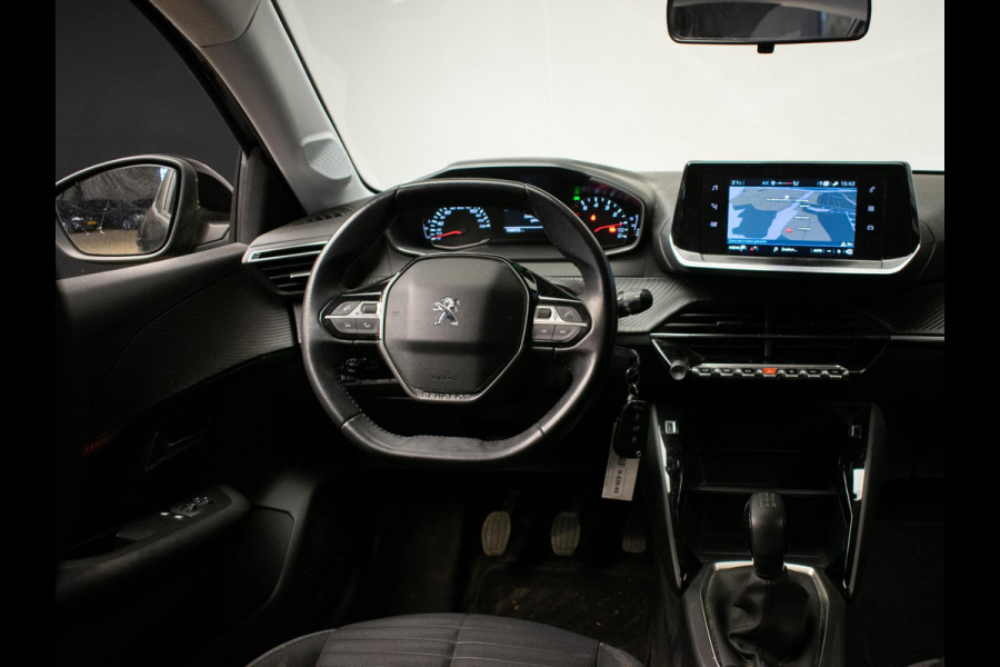 Peugeot 208 1.2 PureTech Active Sport (APPLE CARPLAY,NAVI,CRUISE,LED,LEDER,LANE ASSIST,DAB,SPORTSTOELEN,NIEUWE APK,NETTE STAAT)