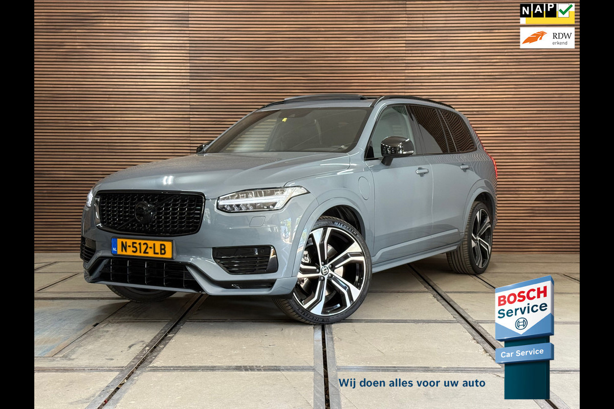 Volvo XC90 2.0 T8 Recharge AWD R-Design | Ultimate Dark Edition | Heico-sportuitlaten | 7p | Pano | 360° Camera | Thunder Grey Volvo XC90 2.0 T8 Recharge AWD R-Design | Ultimate Dark Edition | Heico-sportuitlaten | 7p | Pano | 360° Camera | Thunder Grey